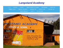 Tablet Screenshot of lampstandacademy.org